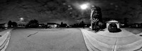 Nighttime on Glenda Way _D2X35793 Panorama-BW