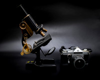 D85_0832 - My Heritage:  Microscope, a bicycle, and my first camera