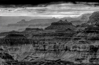 Grand Canyon in B&W _D2X0315_6_7_8_9